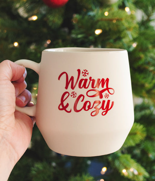Warm & Cozy – Red Christmas Mug