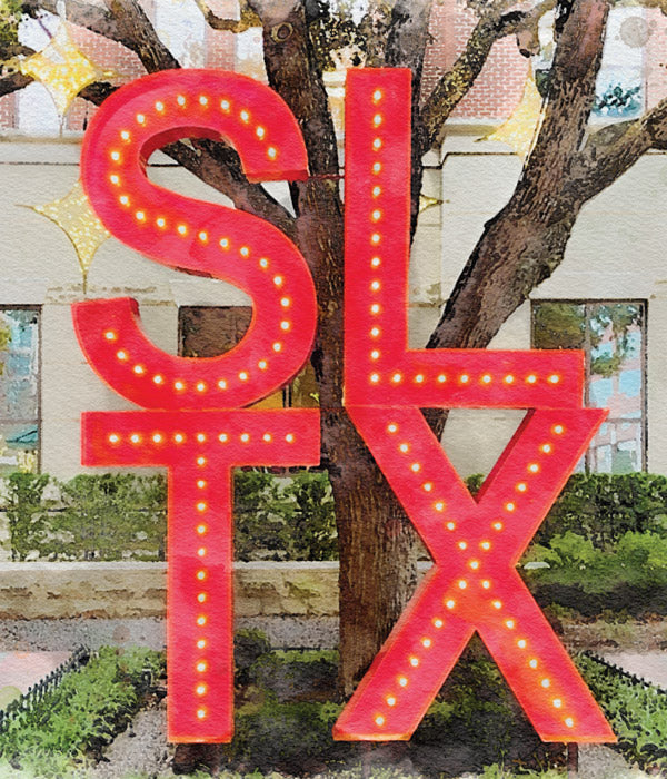 Sugar Land Postcard - SLTX Sign