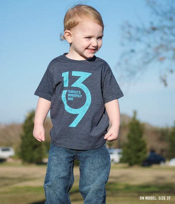 Kids Psalm 139 Tee – Blue