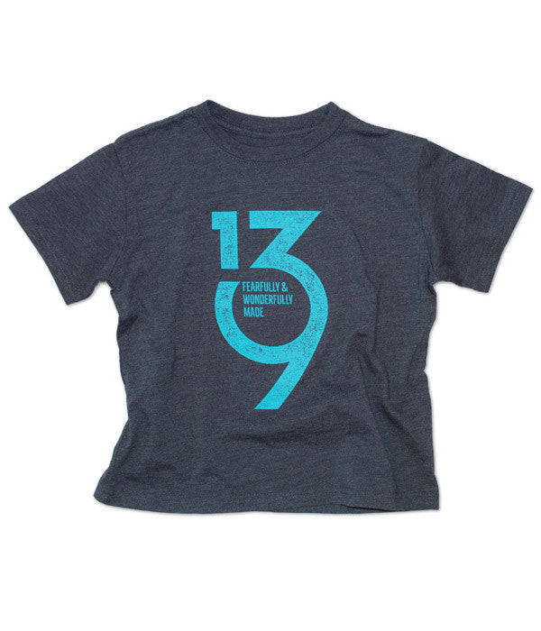 Kids Psalm 139 Tee – Blue