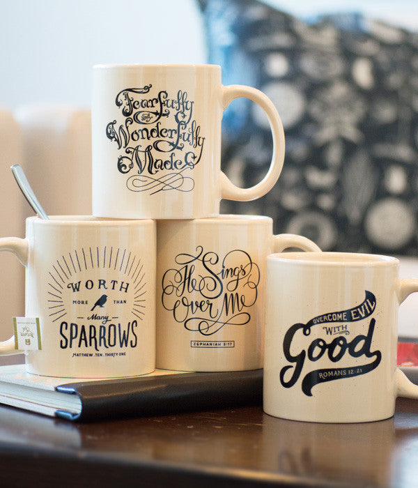 139Made Typographic Mugs Set