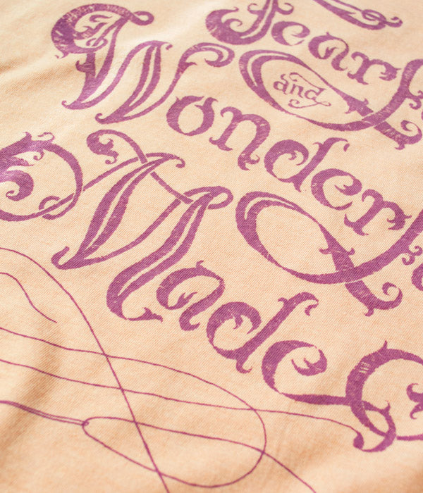 Fearfully & Wonderfully Made Tee – Heather Peach