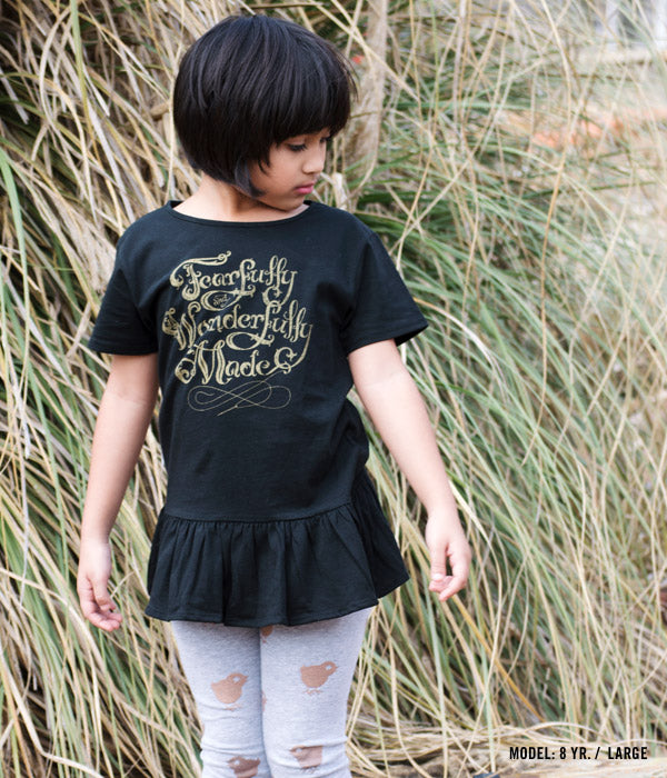 Fearfully & Wonderfully Made - Girls Ruffle Tee