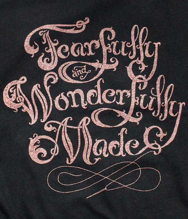 Fearfully Wonderfully Made Girl Tee – Black