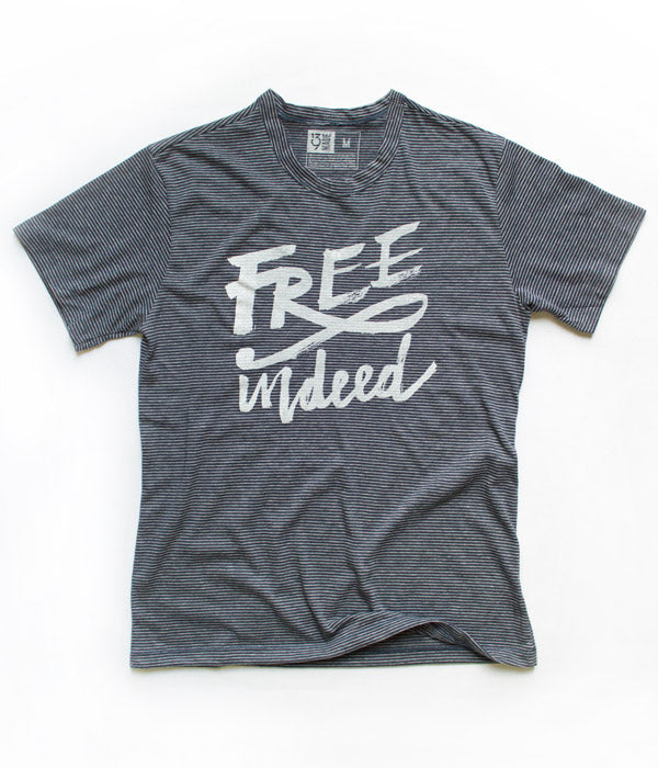 Free Indeed Unisex Striped Tee