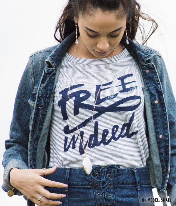 Free Indeed Women's Striped Tee