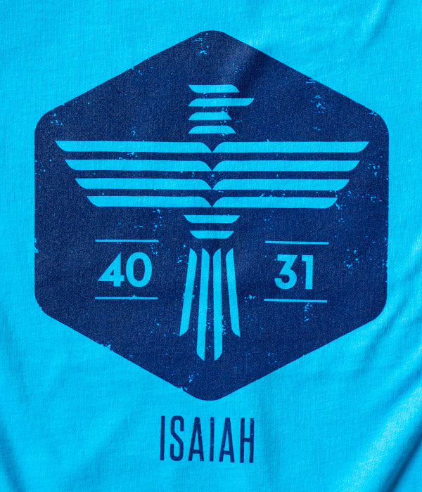 Isaiah Eagle – Turquoise Youth Tee