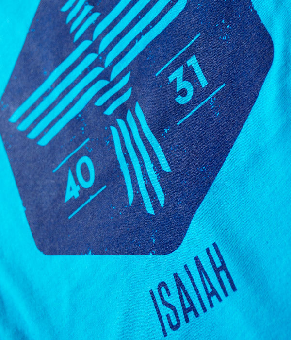 Isaiah Eagle – Turquoise Youth Tee