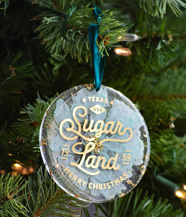 Sugar Land Christmas Ornament - Mint