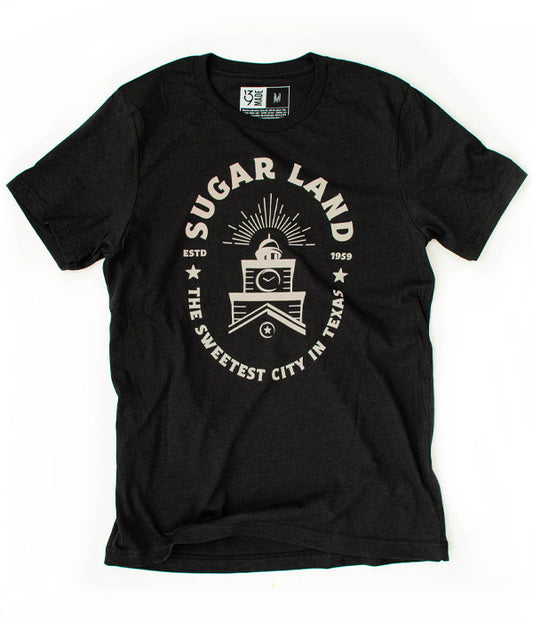 Sugar Land Badge Tee - Black