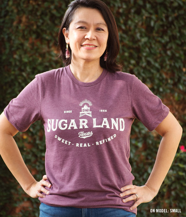 Legacy Sugar Land Tee - Heather Maroon