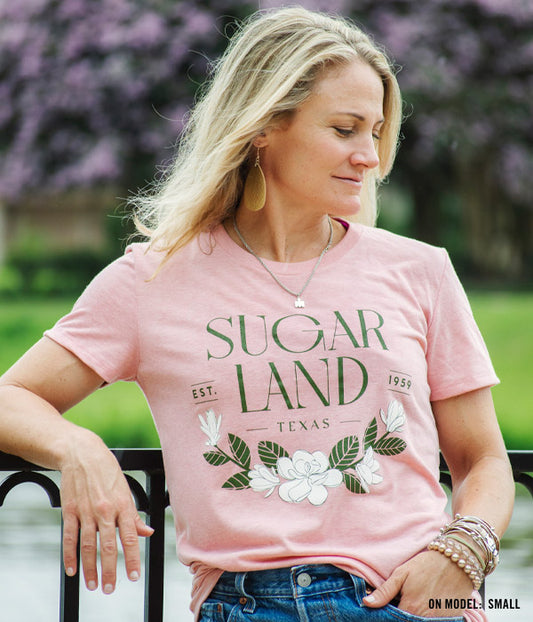 Magnolia Sugar Land Women's Tee - Heather Rose